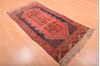Khan Mohammadi Blue Runner Hand Knotted 35 X 70 Area Rug 100-76110 Thumb 5