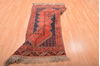 Khan Mohammadi Blue Runner Hand Knotted 35 X 70 Area Rug 100-76110 Thumb 9