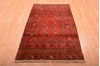 Khan Mohammadi Red Hand Knotted 37 X 63  Area Rug 100-76112 Thumb 4