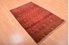 Khan Mohammadi Red Hand Knotted 37 X 63  Area Rug 100-76112 Thumb 5