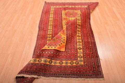 Khan Mohammadi Yellow Hand Knotted 43 X 610 Area Rug 100-76115 Image 15