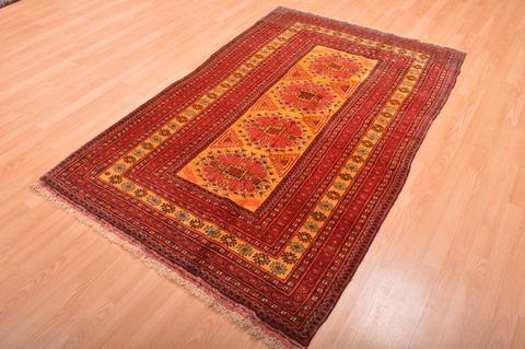 Khan Mohammadi Yellow Hand Knotted 43 X 610 Area Rug 100-76115 Image 2