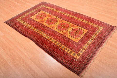 Khan Mohammadi Yellow Hand Knotted 43 X 610 Area Rug 100-76115 Image 3