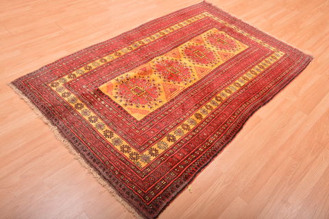 Khan Mohammadi Yellow Hand Knotted 43 X 610 Area Rug 100-76115 Image 7