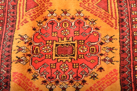Khan Mohammadi Yellow Hand Knotted 43 X 610 Area Rug 100-76115 Image 9