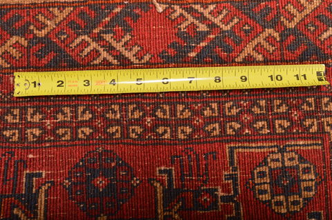 Khan Mohammadi Red Hand Knotted 35 X 65 Area Rug 100-76117 Image 5