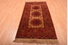 Khan Mohammadi Red Hand Knotted 35 X 65 Area Rug 100-76117 Thumb 1