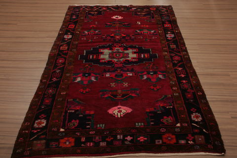 Meshkin Multicolor Hand Knotted 51 X 92 Area Rug 253-76119 Image 1