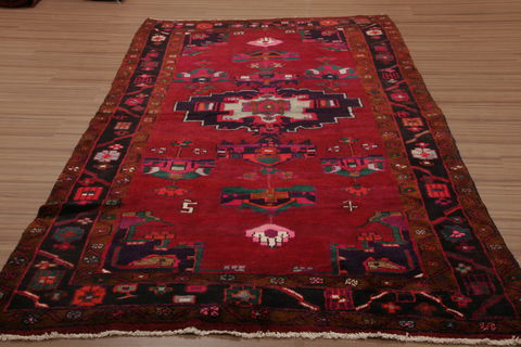 Meshkin Multicolor Hand Knotted 51 X 92 Area Rug 253-76119 Image 2