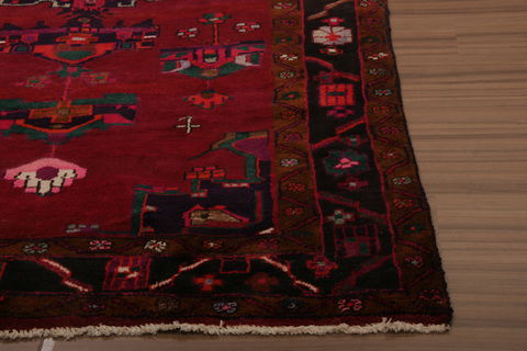 Meshkin Multicolor Hand Knotted 51 X 92 Area Rug 253-76119 Image 4