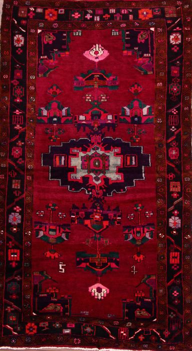 Meshkin Multicolor Hand Knotted 51 X 92 Area Rug 253-76119 Image 0