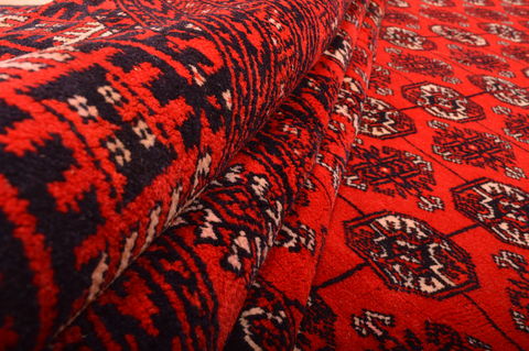Khan Mohammadi Red Hand Knotted 81 X 1011 Area Rug 100-76122 Image 11