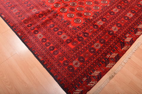 Khan Mohammadi Red Hand Knotted 81 X 1011 Area Rug 100-76122 Image 16
