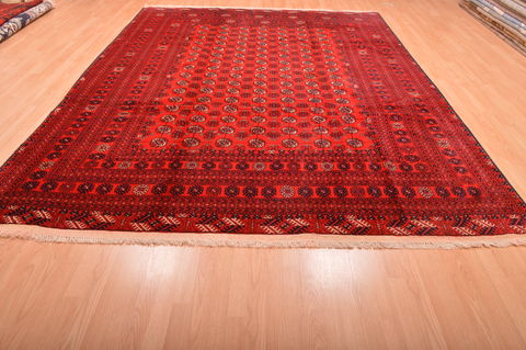 Khan Mohammadi Red Hand Knotted 81 X 1011 Area Rug 100-76122 Image 1