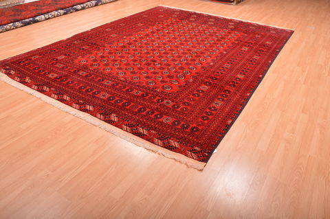 Khan Mohammadi Red Hand Knotted 81 X 1011 Area Rug 100-76122 Image 2