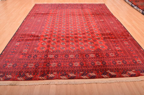 Khan Mohammadi Red Hand Knotted 81 X 1011 Area Rug 100-76122 Image 4