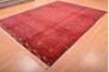 Khan Mohammadi Red Hand Knotted 81 X 1011  Area Rug 100-76122 Thumb 6