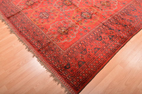 Khan Mohammadi Red Hand Knotted 68 X 98 Area Rug 100-76123 Image 15