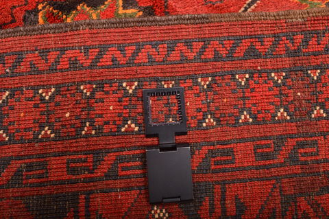 Khan Mohammadi Red Hand Knotted 68 X 98 Area Rug 100-76123 Image 8