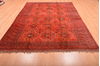 Khan Mohammadi Red Hand Knotted 68 X 98  Area Rug 100-76123 Thumb 9