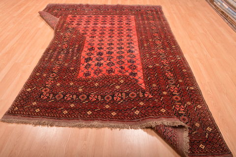 Khan Mohammadi Purple Hand Knotted 70 X 99 Area Rug 100-76127 Image 9