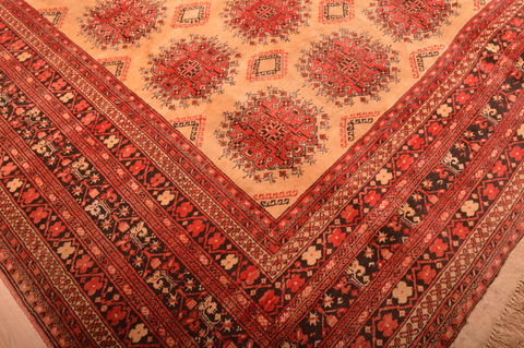 Khan Mohammadi Beige Hand Knotted 80 X 126 Area Rug 100-76128 Image 13