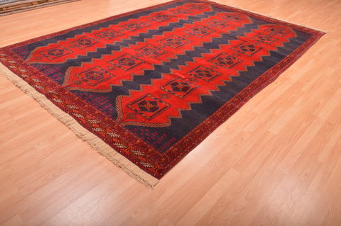 Khan Mohammadi Blue Hand Knotted 76 X 108 Area Rug 100-76129 Image 6
