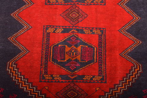 Khan Mohammadi Blue Hand Knotted 76 X 108 Area Rug 100-76129 Image 8