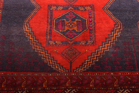 Khan Mohammadi Blue Hand Knotted 76 X 108 Area Rug 100-76129 Image 9