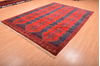 Khan Mohammadi Blue Hand Knotted 76 X 108 Area Rug 100-76129 Thumb 2