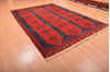 Khan Mohammadi Blue Hand Knotted 76 X 108 Area Rug 100-76129 Thumb 5