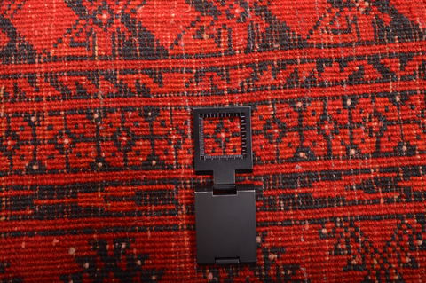 Khan Mohammadi Red Hand Knotted 84 X 114 Area Rug 100-76130 Image 12