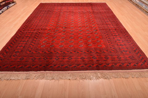 Khan Mohammadi Red Hand Knotted 84 X 114 Area Rug 100-76130 Image 13