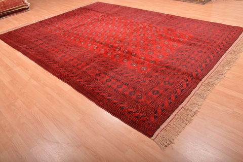 Khan Mohammadi Red Hand Knotted 84 X 114 Area Rug 100-76130 Image 15