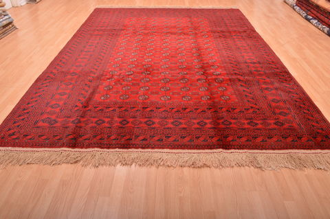 Khan Mohammadi Red Hand Knotted 84 X 114 Area Rug 100-76130 Image 16