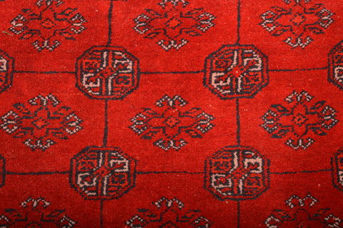 Khan Mohammadi Red Hand Knotted 84 X 114 Area Rug 100-76130 Image 7
