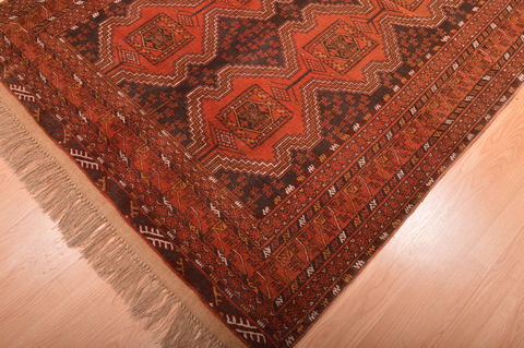 Khan Mohammadi Brown Hand Knotted 51 X 73 Area Rug 100-76131 Image 1
