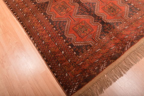 Khan Mohammadi Brown Hand Knotted 51 X 73 Area Rug 100-76131 Image 2
