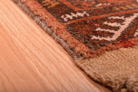 Khan Mohammadi Brown Hand Knotted 51 X 73 Area Rug 100-76131 Image 4