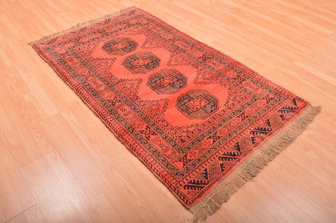 Khan Mohammadi Purple Hand Knotted 35 X 60 Area Rug 100-76133 Image 1