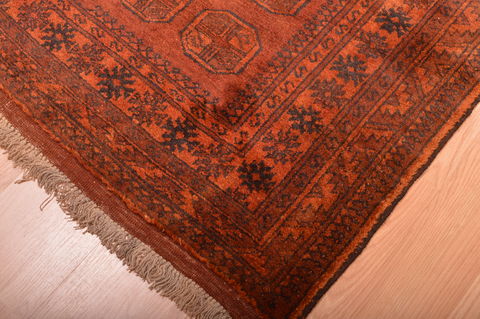 Khan Mohammadi Brown Hand Knotted 35 X 63 Area Rug 100-76134 Image 12