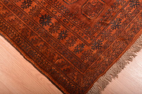 Khan Mohammadi Brown Hand Knotted 35 X 63 Area Rug 100-76134 Image 13