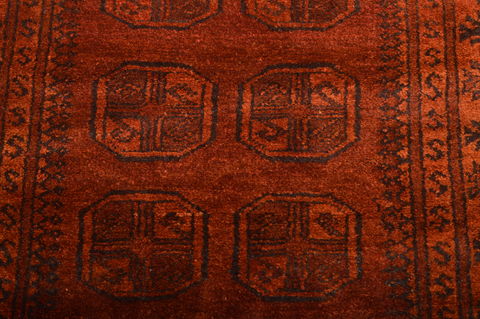 Khan Mohammadi Brown Hand Knotted 35 X 63 Area Rug 100-76134 Image 14