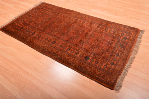 Khan Mohammadi Brown Hand Knotted 35 X 63 Area Rug 100-76134 Image 3
