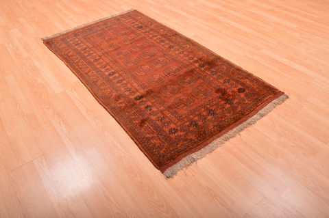Khan Mohammadi Brown Hand Knotted 35 X 63 Area Rug 100-76134 Image 5