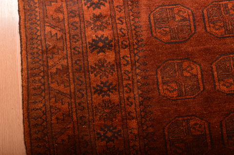 Khan Mohammadi Brown Hand Knotted 35 X 63 Area Rug 100-76134 Image 7