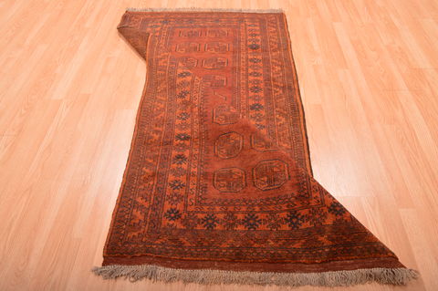 Khan Mohammadi Brown Hand Knotted 35 X 63 Area Rug 100-76134 Image 9