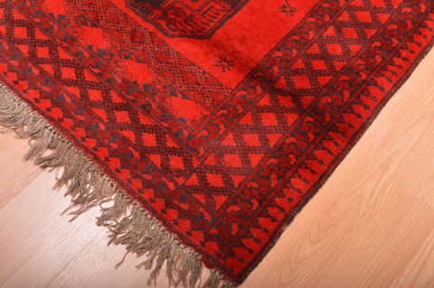 Khan Mohammadi Red Hand Knotted 310 X 59 Area Rug 100-76136 Image 14