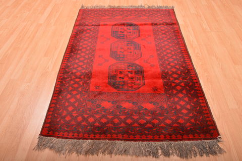 Khan Mohammadi Red Hand Knotted 310 X 59 Area Rug 100-76136 Image 1