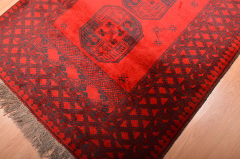 Khan Mohammadi Red Hand Knotted 310 X 59 Area Rug 100-76136 Image 5